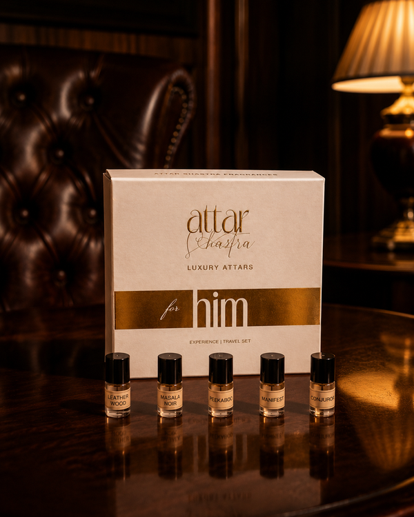 Gift Combo for HIM - 5 Perfume Oil Roll-on x 1mL Travel Set | Experience Set