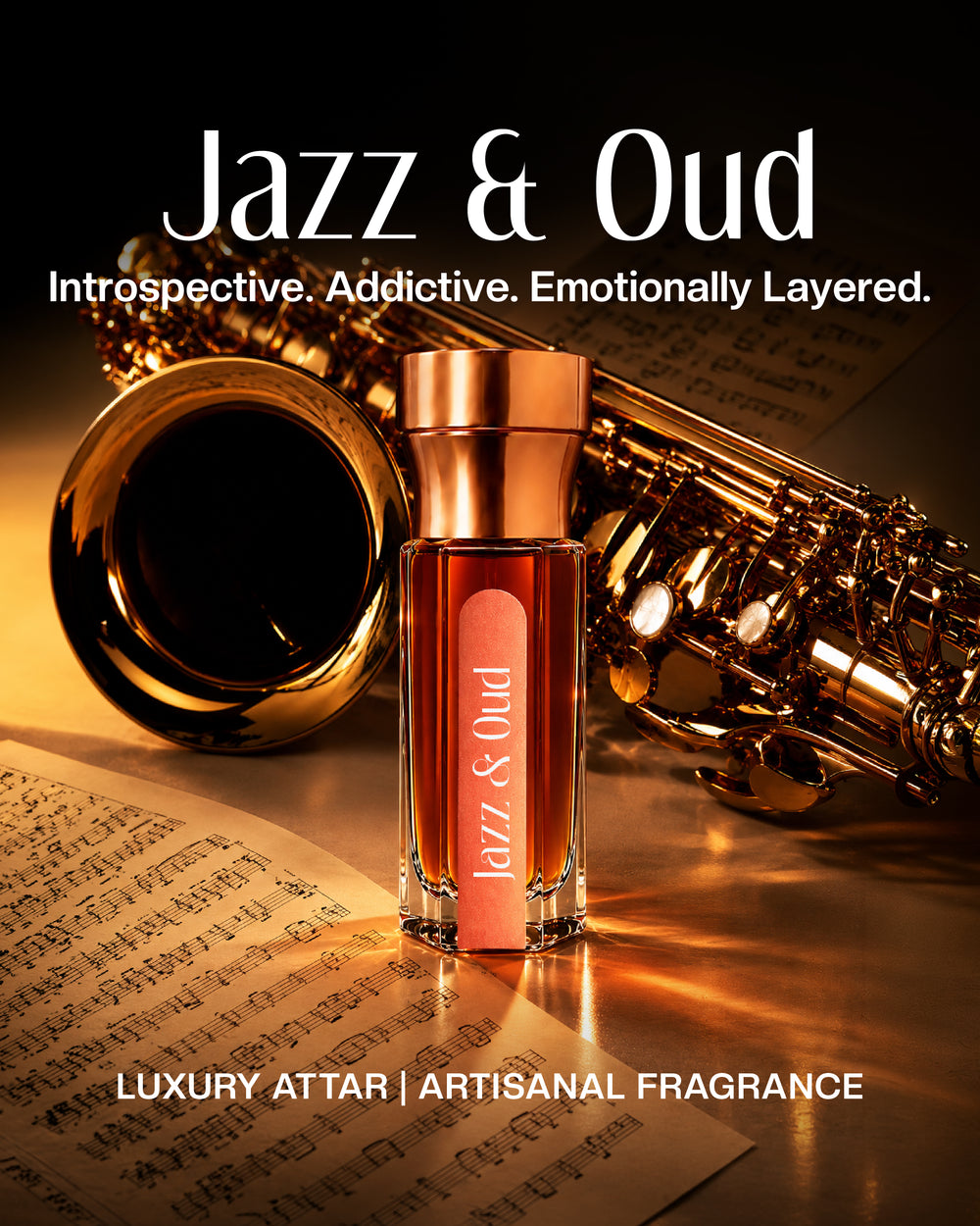 Jazz & Oud — Luxury Attar (Perfume Oil)