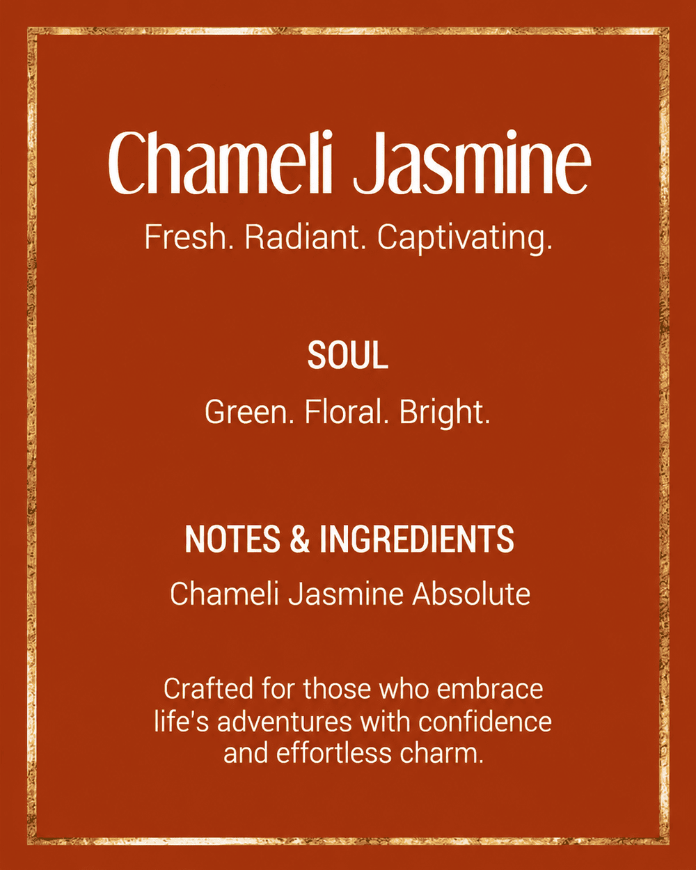Chameli Jasmine | 3mL / 6mL Attar Perfume Oil Roll-on