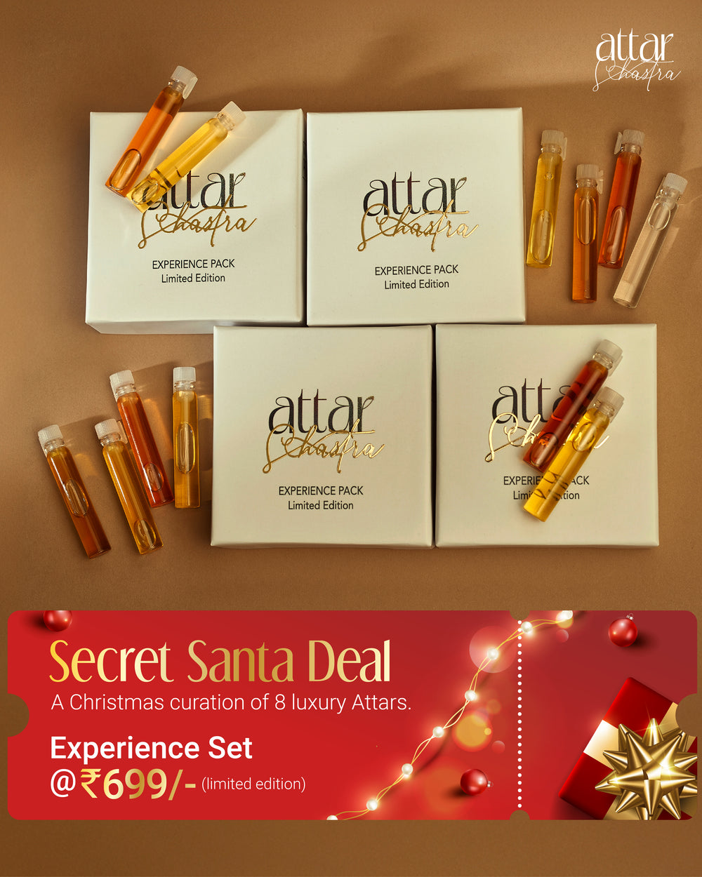 Experience Pack of 8 Bestsellers Attars - Luxury Perfume Oils