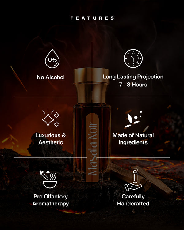 Masala Noir - Luxury Attar (Perfume Oil)