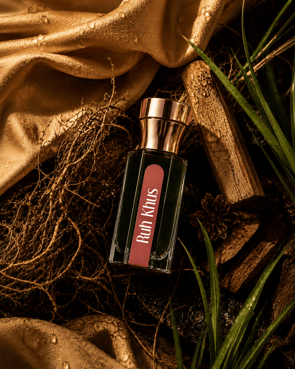 Ruh Khus (Vetiver) | 3mL / 6mL Attar Perfume Oil Roll-on
