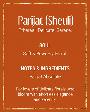 Parijat Absolute (Sheuli) | 3mL / 6mL Attar Perfume Oil Roll-on