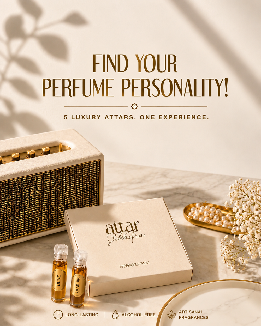 Sample Set – 5 Bestseller Unisex Attars
