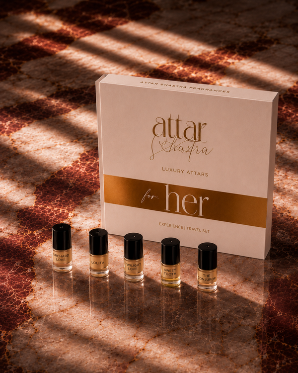 Gift Combo for HER - 5 Perfume Oil Roll-on x 1mL Travel Set | Experience Set