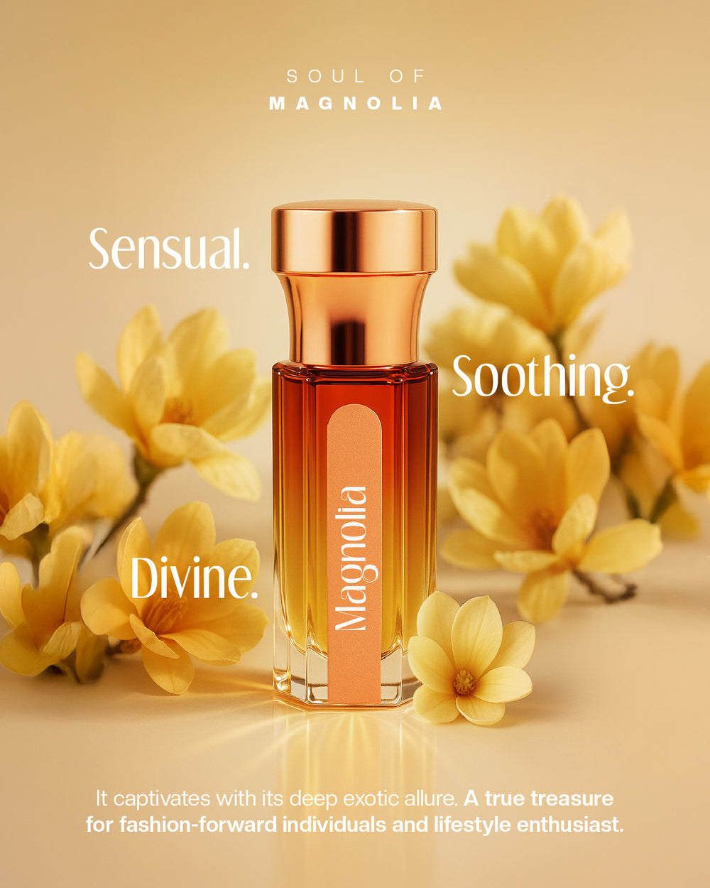 Magnolia - Luxury Attar (Perfume Oil)