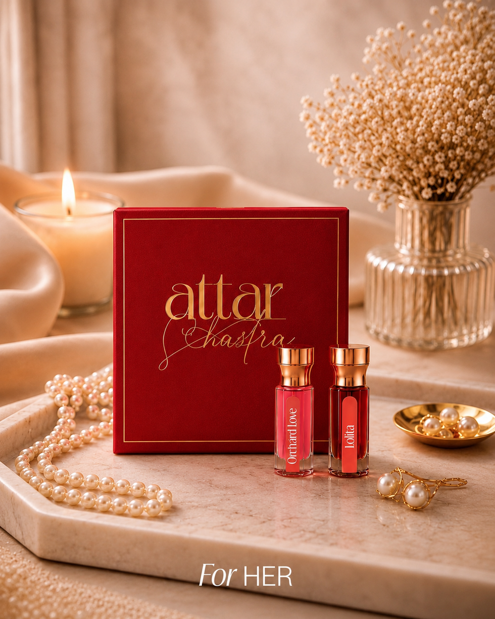 For HER - Luxury Attar Combo | 3mL x 2 Perfume Oil Roll-on