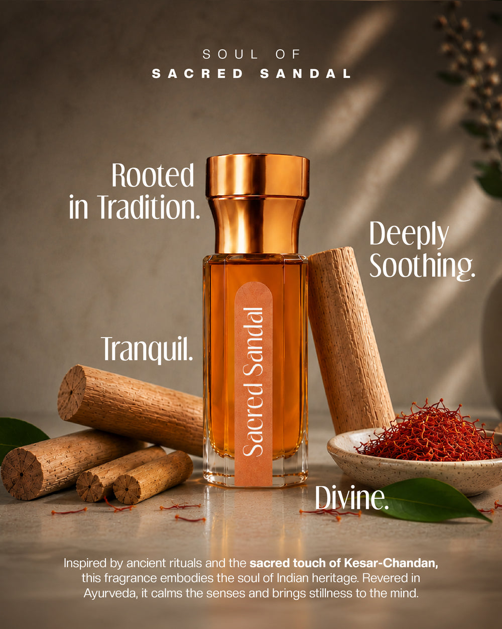 Sacred Sandalwood - Luxury Attar (Perfume Oil)