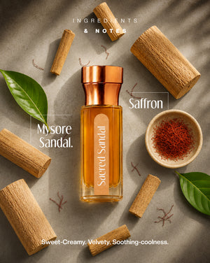 Sacred Sandalwood - Luxury Attar (Perfume Oil)