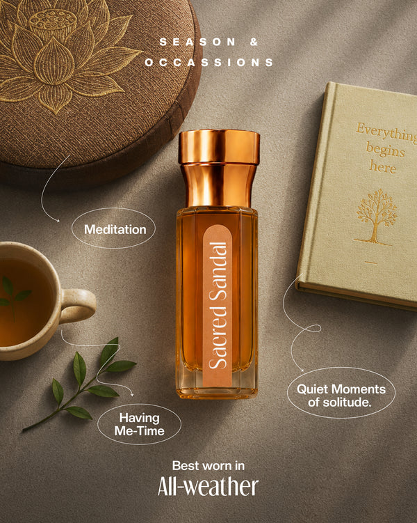 Sacred Sandalwood - Luxury Attar (Perfume Oil)