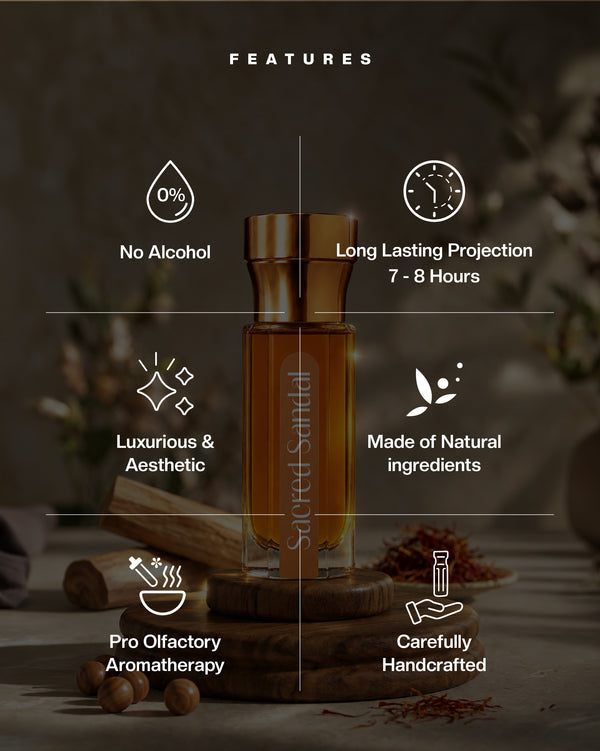 Sacred Sandalwood - Luxury Attar (Perfume Oil)